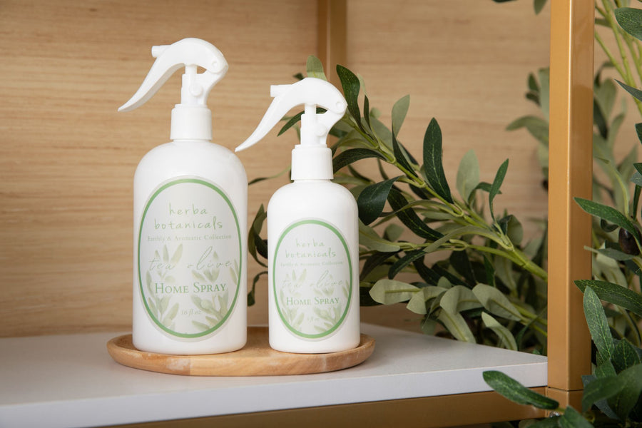 tea olive home & linen spray - herba botanicals