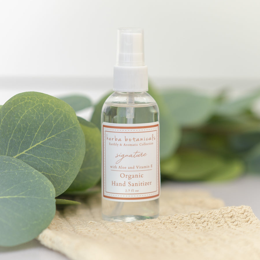 Organic Hand Sanitizer Spray - herba botanicals